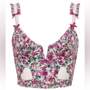 For Love and Lemons Heart Bloom Bustier